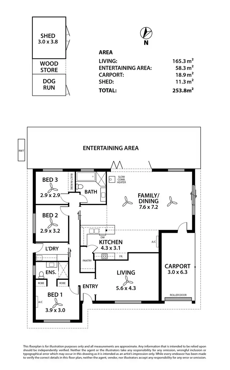 Floorplan of Homely house listing, 4 Fry Street, Mount Barker SA 5251