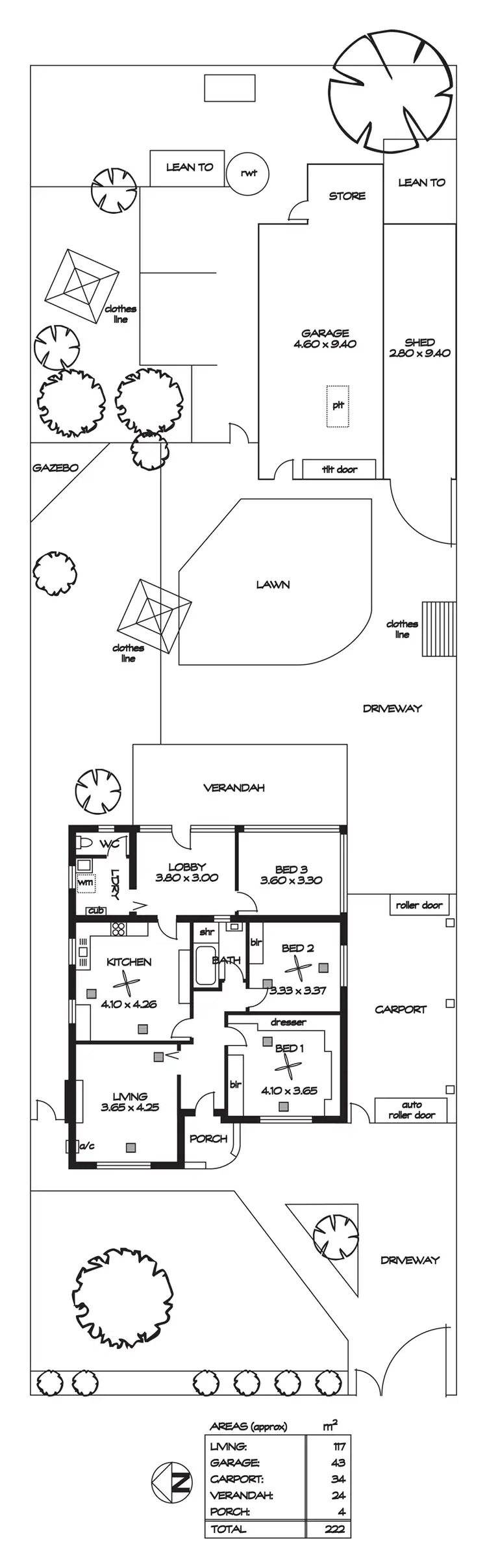 Floorplan of Homely house listing, 14 Ragless Avenue, Enfield SA 5085
