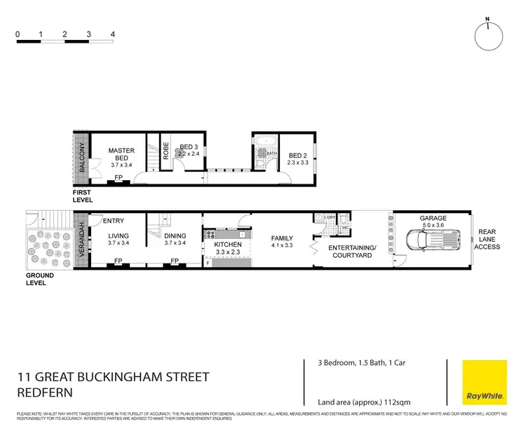 Floorplan of Homely house listing, 11 Great Buckingham Street, Redfern NSW 2016