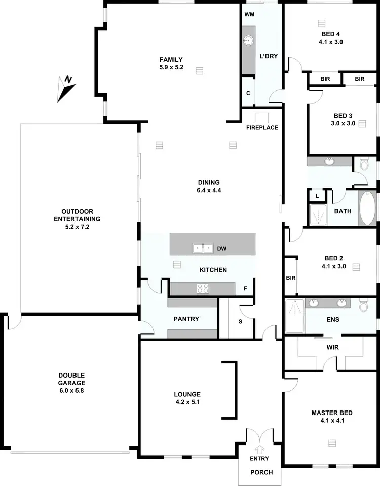 Floorplan of Homely house listing, 36 Brittain Road, Kadina SA 5554