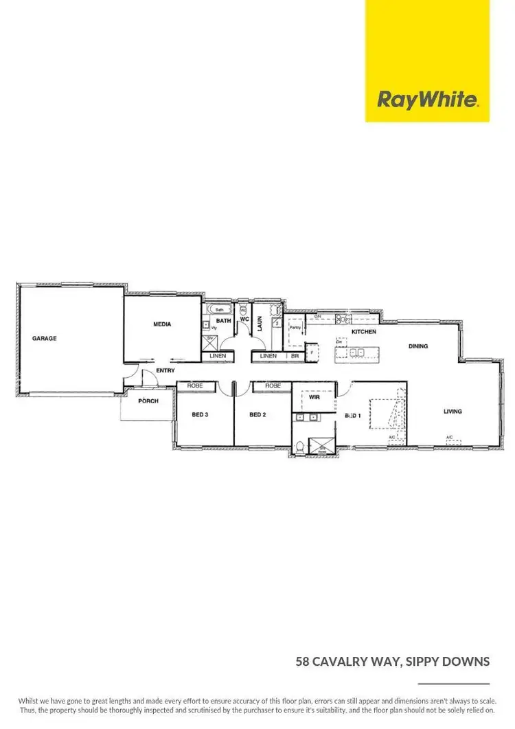 Floorplan of Homely house listing, 58 Cavalry Way, Sippy Downs QLD 4556