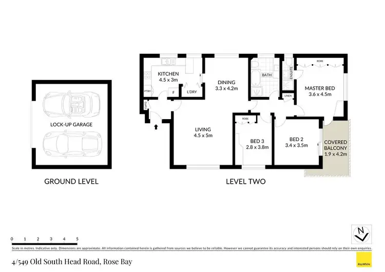 Floorplan of Homely apartment listing, 4/549 Old South Head Road, Rose Bay NSW 2029