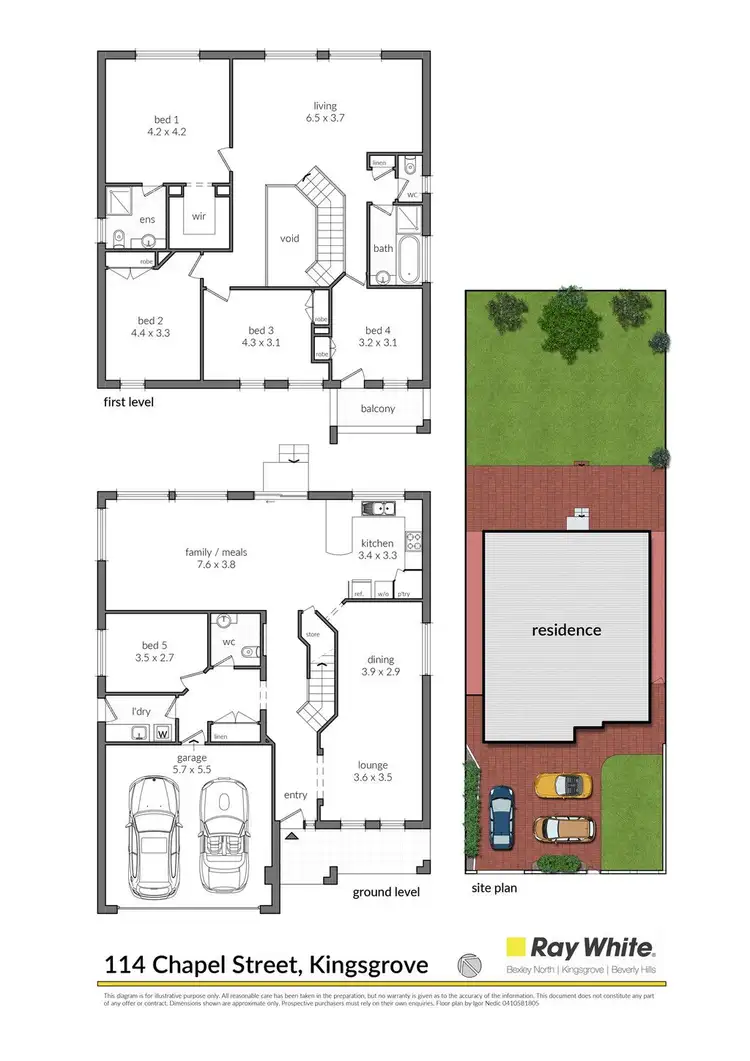 Floorplan of Homely house listing, 114 Chapel Street, Kingsgrove NSW 2208