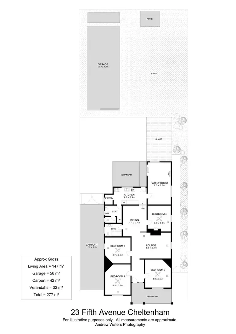 Floorplan of Homely house listing, 23 Fifth Avenue, Cheltenham SA 5014