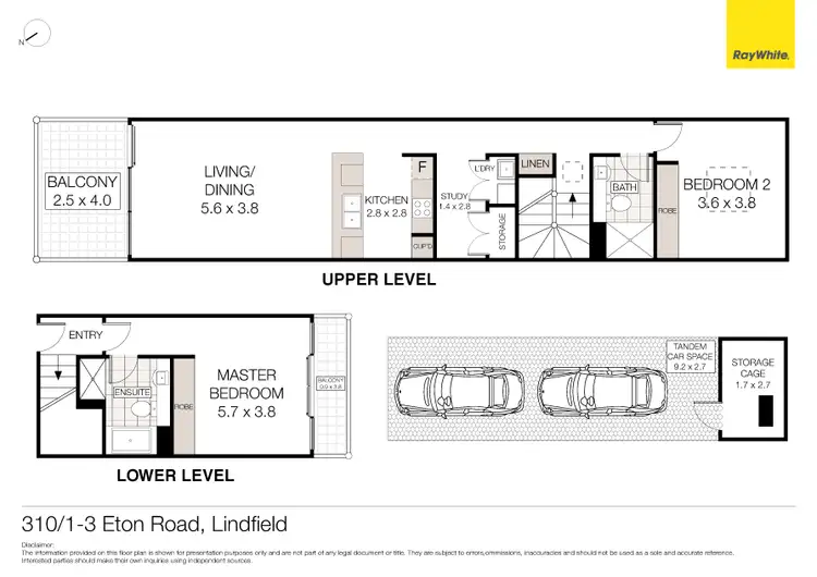 Floorplan of Homely unit listing, E310/1-3 Eton Road, Lindfield NSW 2070
