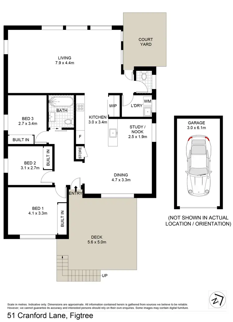 Floorplan of Homely house listing, 51 Cranford Lane, Figtree NSW 2525