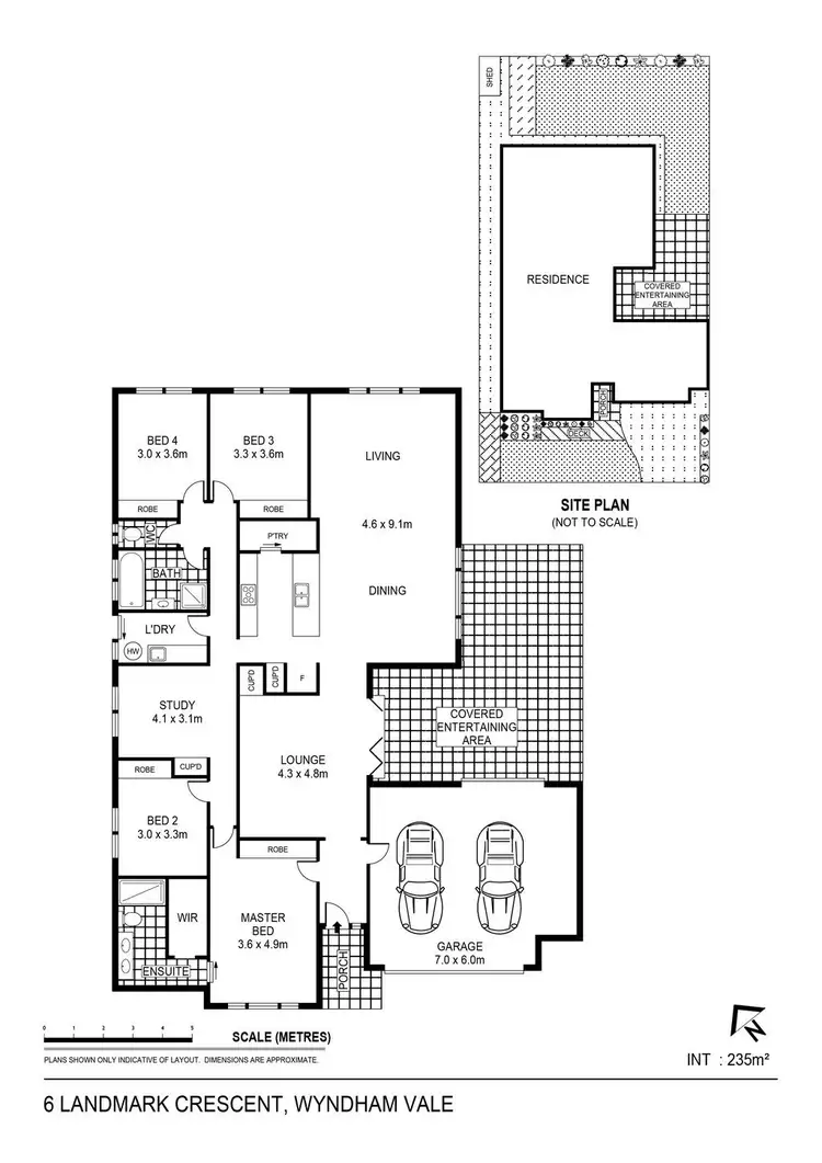Floorplan of Homely house listing, 6 Landmark Crescent, Manor Lakes VIC 3024