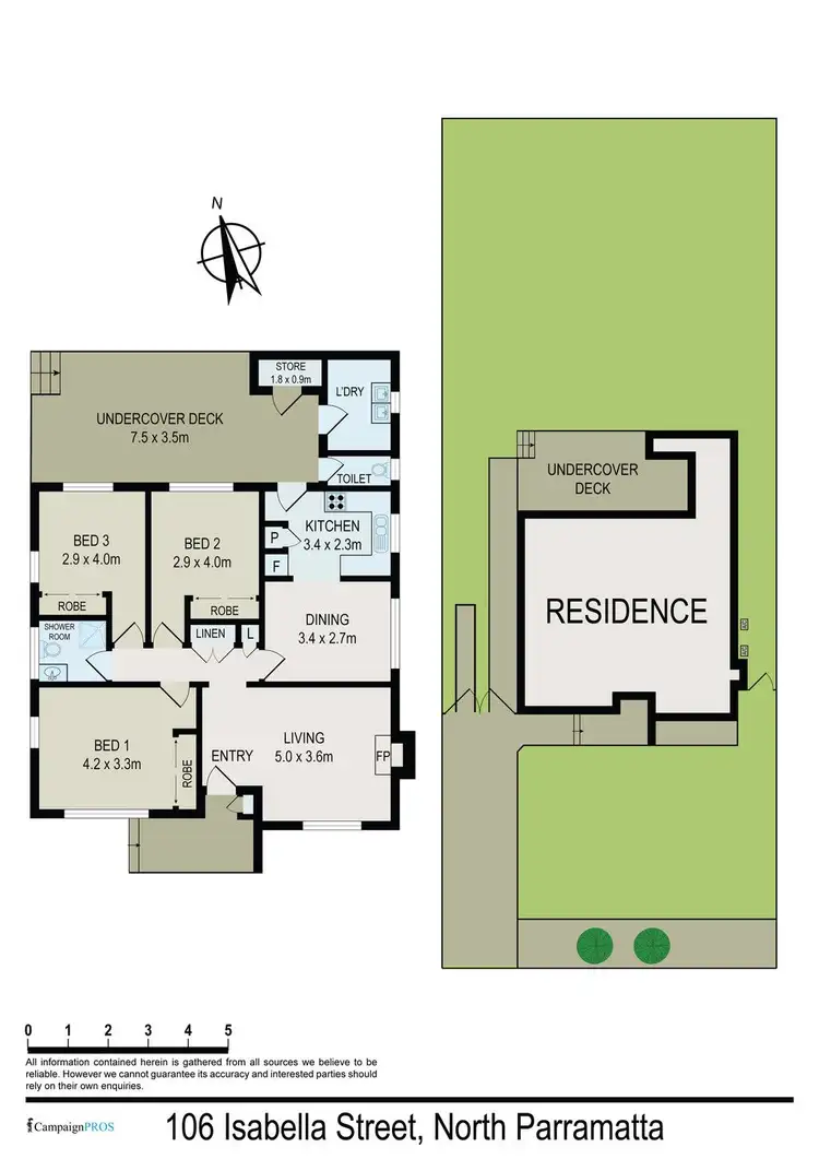 Floorplan of Homely house listing, 106 Isabella Street, North Parramatta NSW 2151