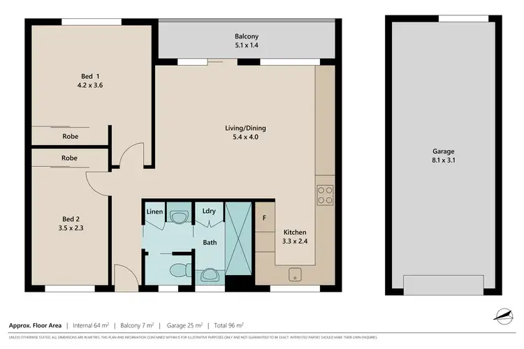 Floorplan of Homely apartment listing, 5/48 Herston Road, Kelvin Grove QLD 4059