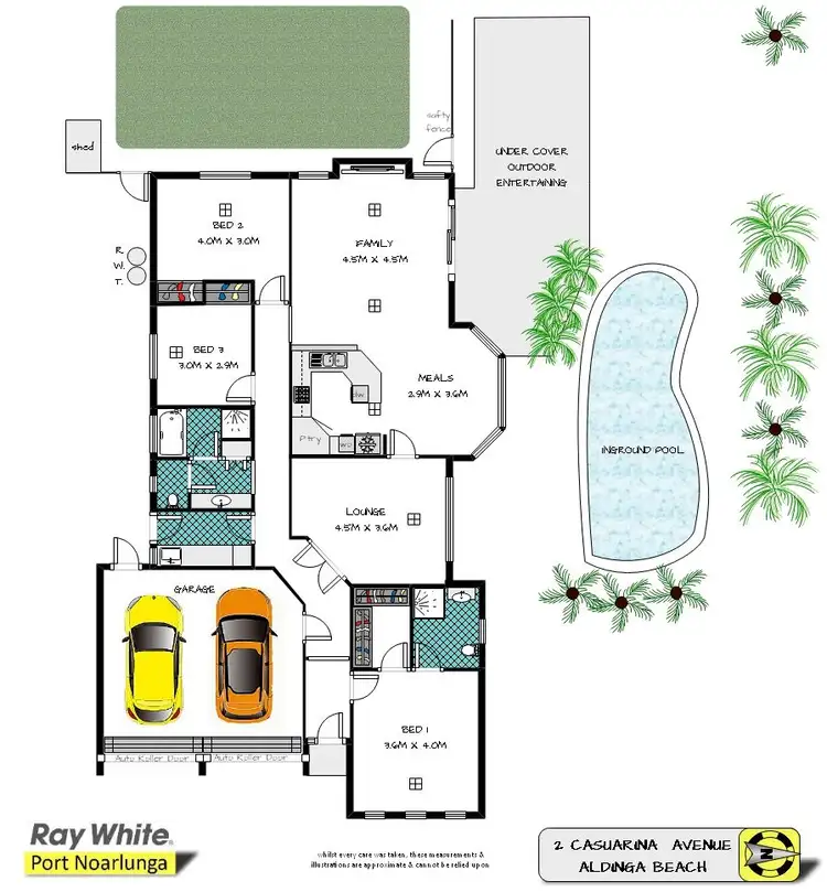 Floorplan of Homely house listing, 2 Casuarina Avenue, Aldinga Beach SA 5173