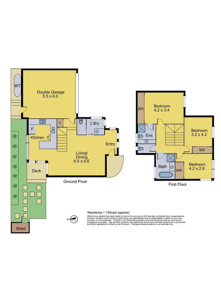 Floorplan of Homely townhouse listing, 2/41 Glendale Avenue, Templestowe VIC 3106