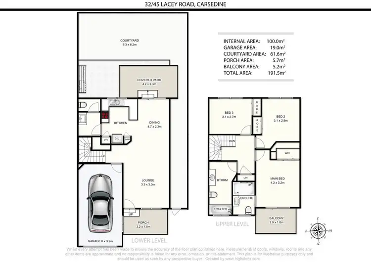 Floorplan of Homely townhouse listing, 32/45 Lacey Road, Carseldine QLD 4034