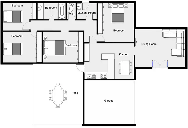 Floorplan of Homely house listing, 220 Walnut Avenue, Mildura VIC 3500