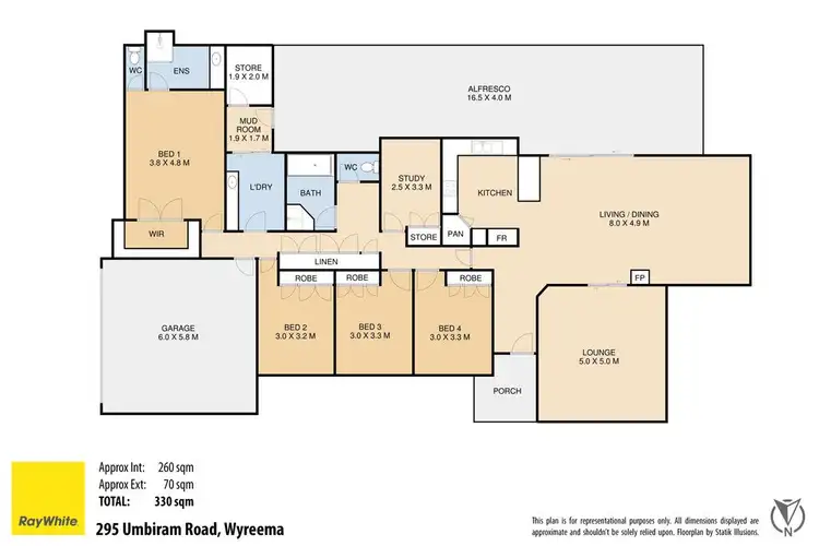 Floorplan of Homely rural property listing, 295 Umbiram Road, Wyreema QLD 4352