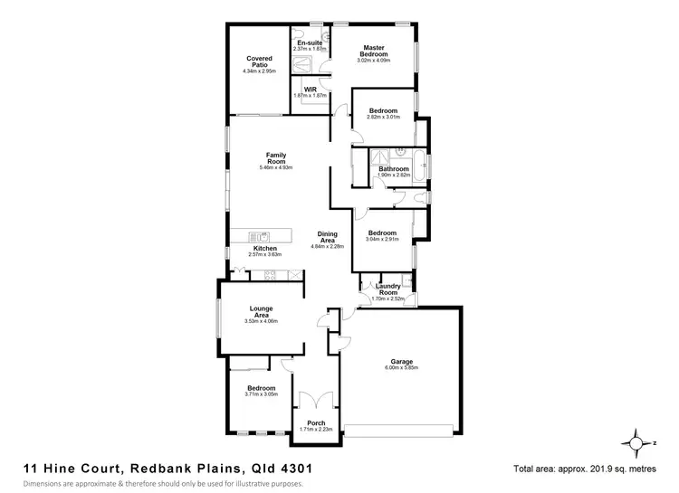 Floorplan of Homely house listing, 11 Hine Court, Redbank Plains QLD 4301