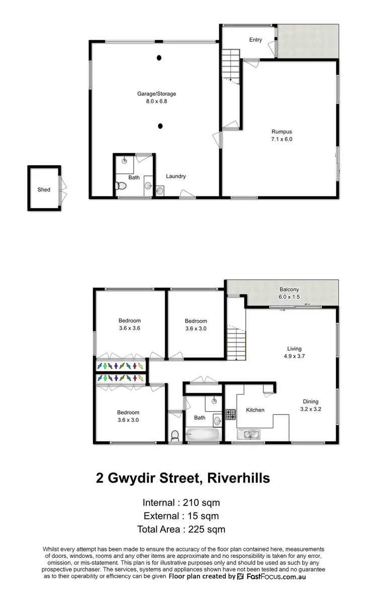 Floorplan of Homely house listing, 2 Gwydir Street, Riverhills QLD 4074
