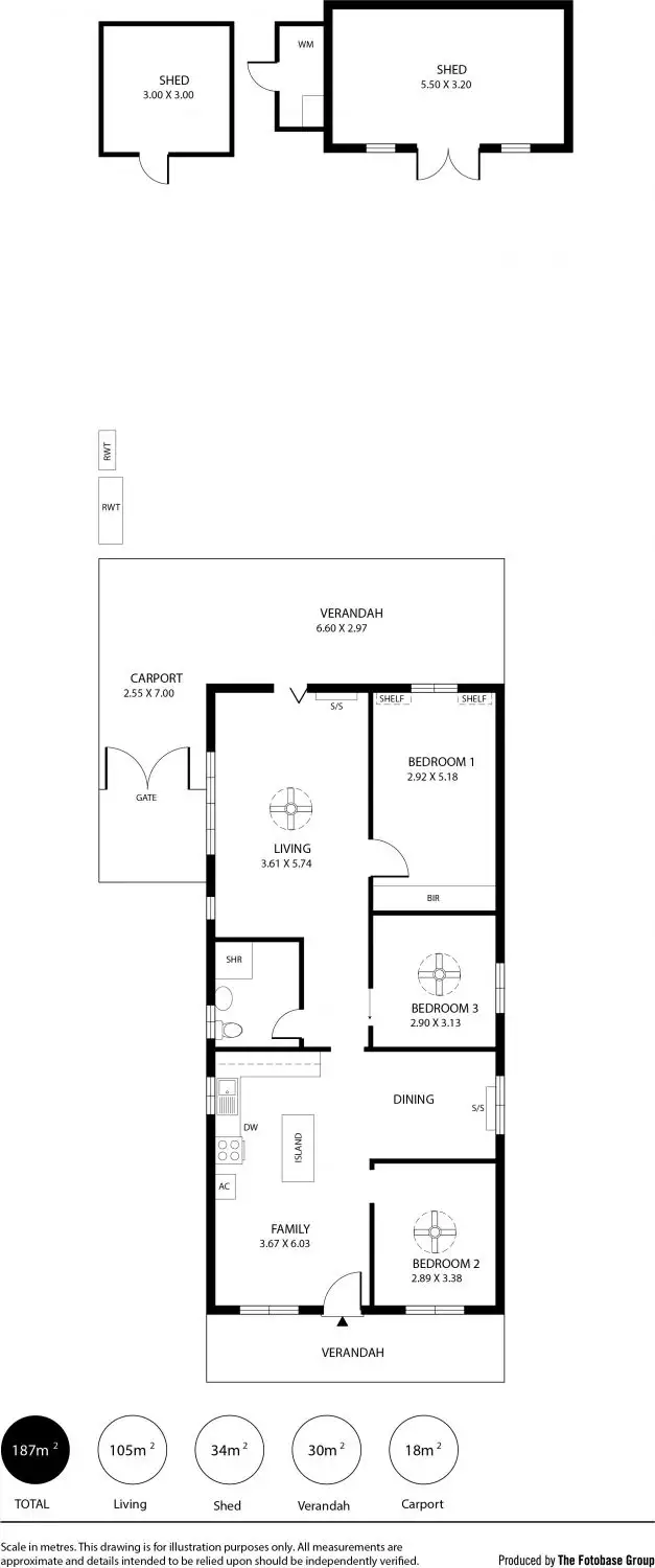 Floorplan of Homely house listing, 121 Wills Street, Largs Bay SA 5016