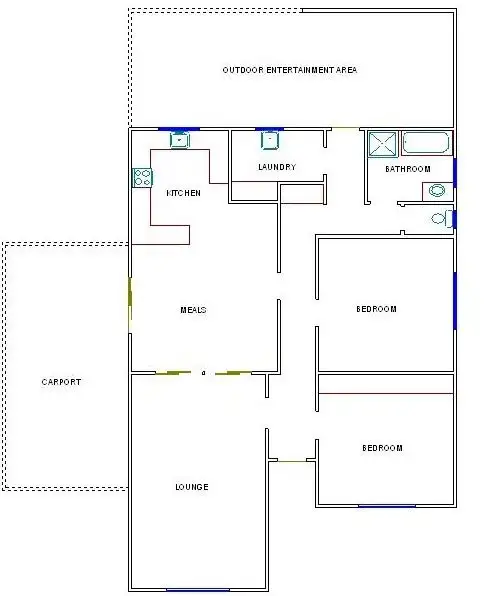 Floorplan of Homely house listing, 53 Naracoorte Road, Bordertown SA 5268