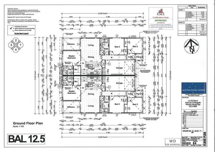 Floorplan of Homely unit listing, 1 & 2/4 Senor Avenue, Urangan QLD 4655
