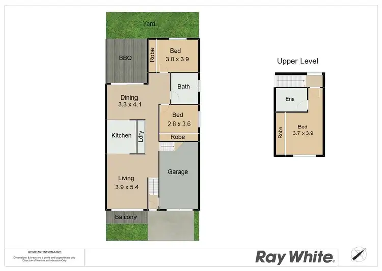 Floorplan of Homely townhouse listing, 21/49 Mawson Street, Shortland NSW 2307