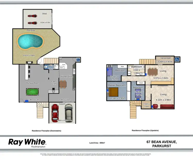 Floorplan of Homely house listing, 67 Bean Avenue, Parkhurst QLD 4702