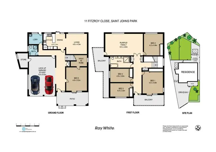 Floorplan of Homely house listing, 11 Fitzroy Close, St Johns Park NSW 2176