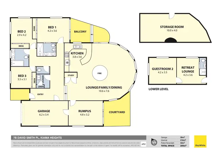 Floorplan of Homely house listing, 7b David Smith Place, Kiama Heights NSW 2533