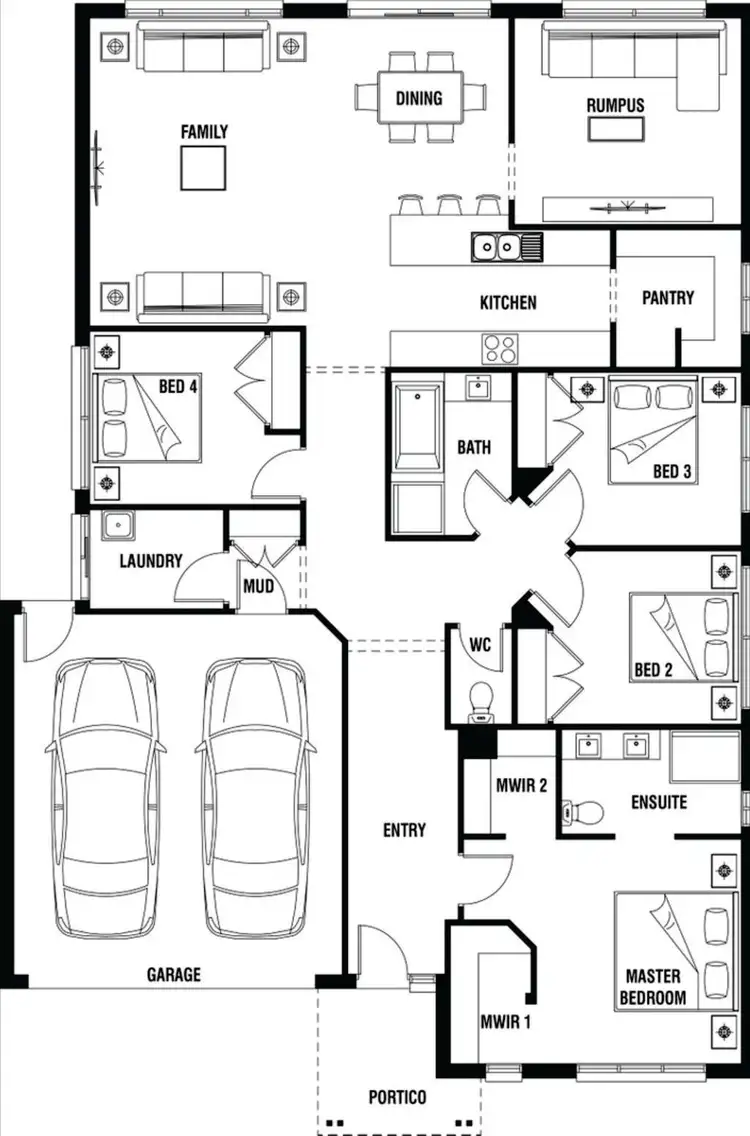 Floorplan of Homely house listing, 16 Nesting Vista, Craigieburn VIC 3064