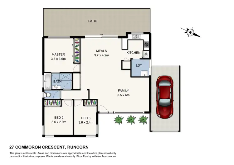 Floorplan of Homely house listing, 27 Commoron Crescent, Runcorn QLD 4113