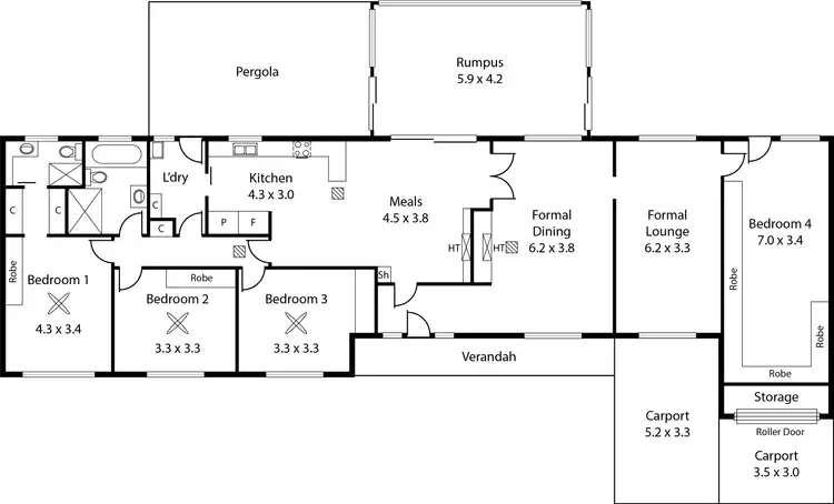 Floorplan of Homely house listing, 15 Pacific Parade, West Beach SA 5024