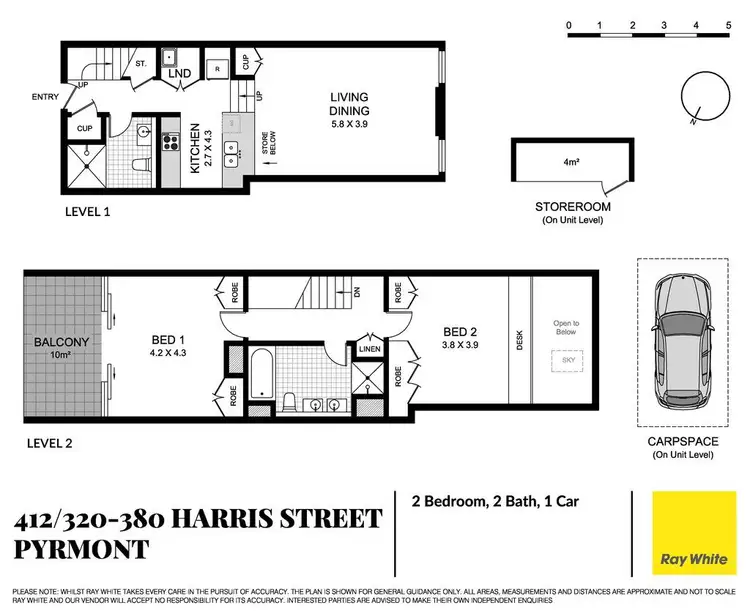 Floorplan of Homely apartment listing, 412/320 Harris Street, Pyrmont NSW 2009
