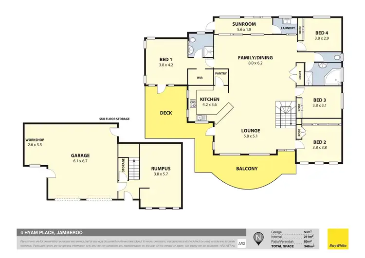 Floorplan of Homely house listing, 4 Hyam Place, Jamberoo NSW 2533