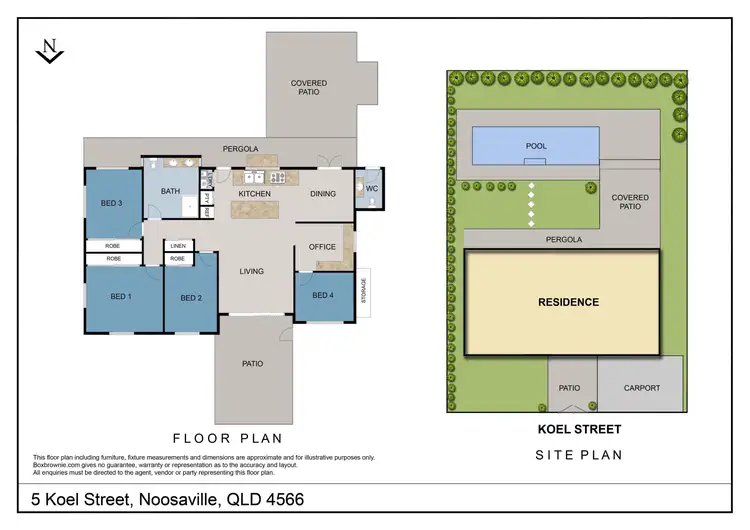 Floorplan of Homely house listing, 5 Koel Street, Noosaville QLD 4566