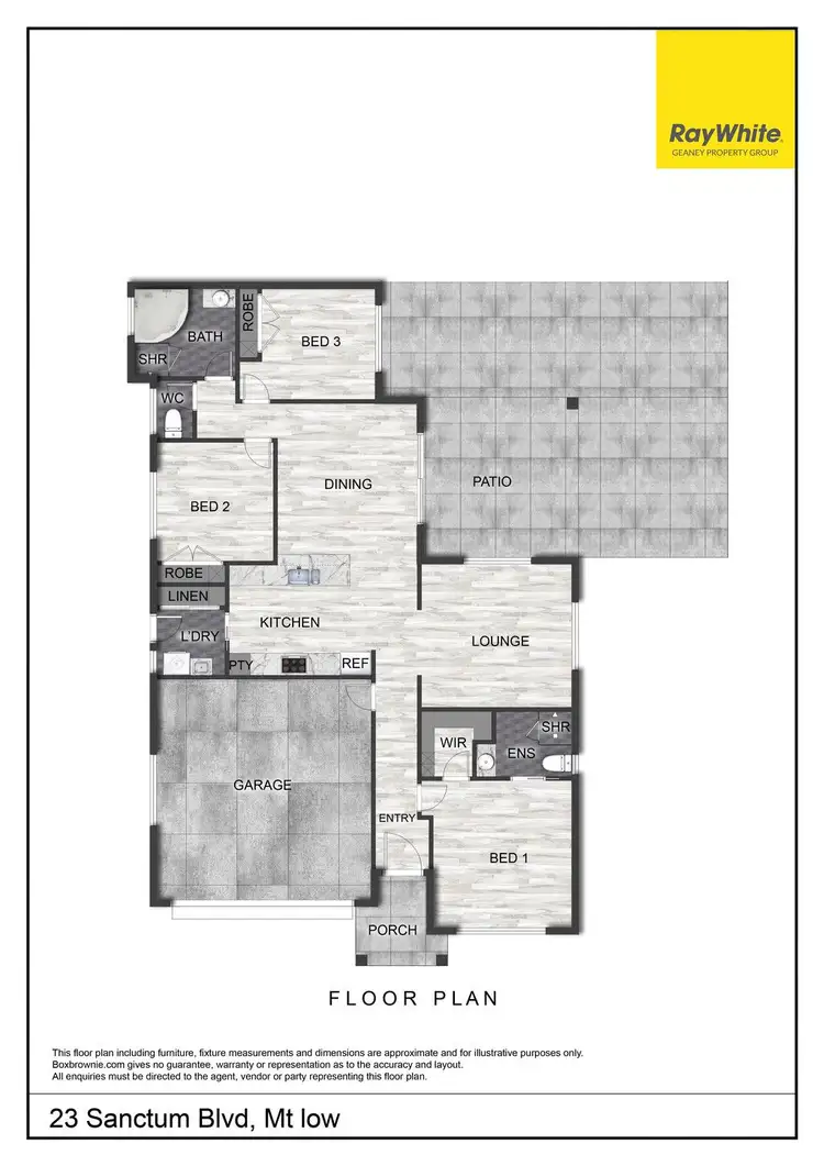 Floorplan of Homely house listing, 23 Sanctum Boulevard, Mount Low QLD 4818