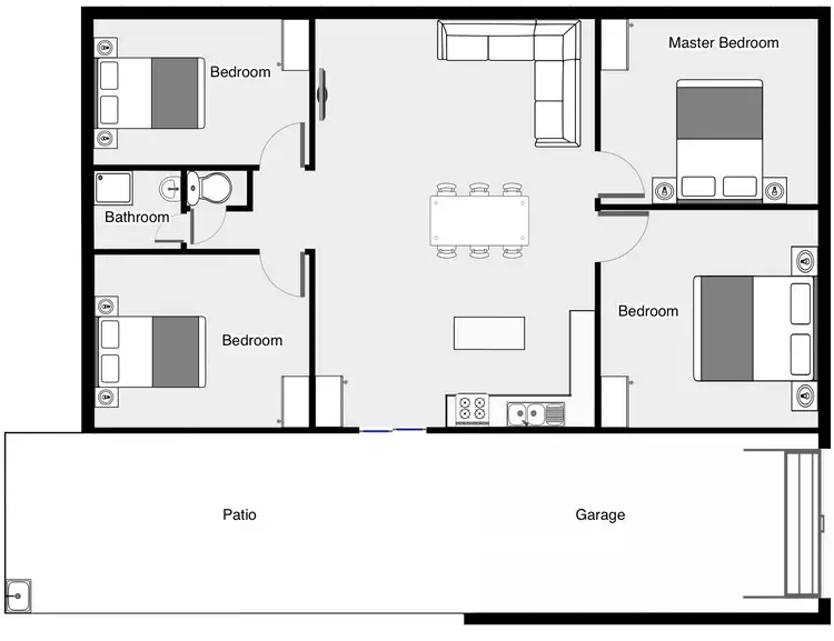 Floorplan of Homely house listing, 4/498 Sturt Highway, Mildura VIC 3500