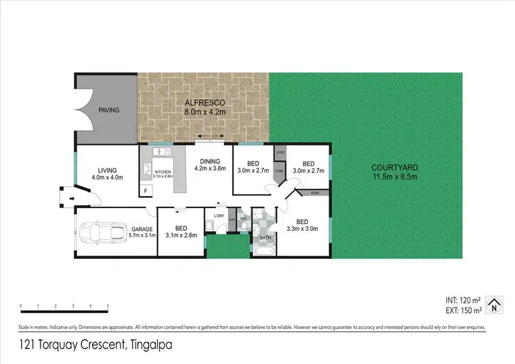 Floorplan of Homely house listing, 121 Torquay Crescent, Tingalpa QLD 4173