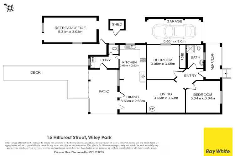 Floorplan of Homely house listing, 15 Hillcrest Street, Wiley Park NSW 2195