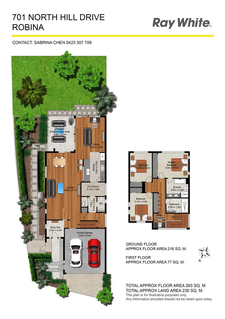Floorplan of Homely house listing, 701 North Hill Drive, Robina QLD 4226