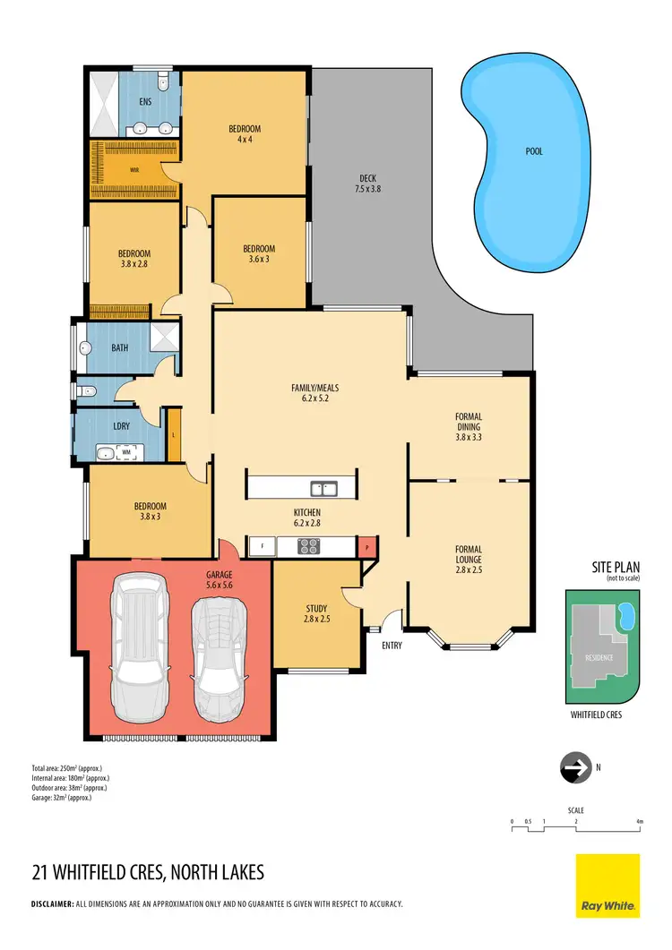 Floorplan of Homely house listing, 21 Whitfield Crescent, North Lakes QLD 4509