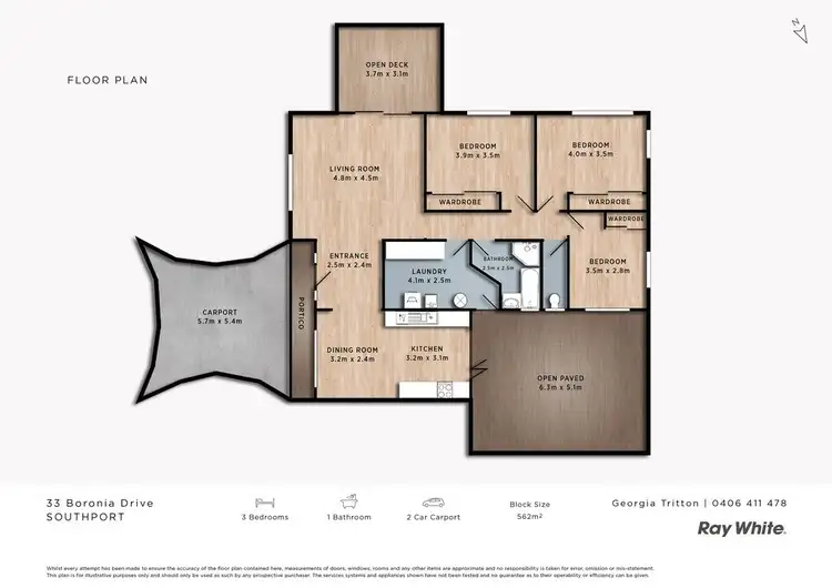 Floorplan of Homely house listing, 33 Boronia Drive, Southport QLD 4215
