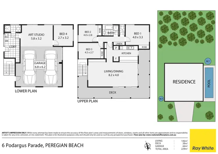 Floorplan of Homely house listing, 6 Podargus Parade, Peregian Beach QLD 4573