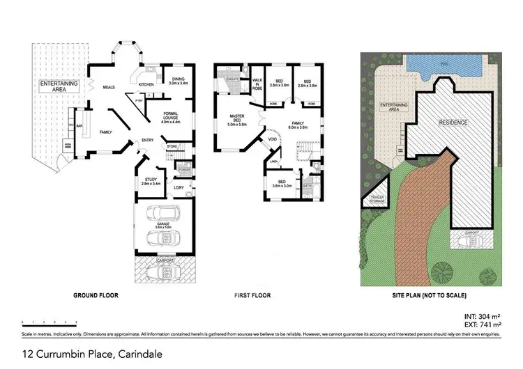 Floorplan of Homely house listing, 12 Currumbin Place, Carindale QLD 4152