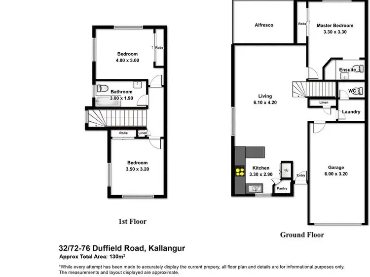 Floorplan of Homely townhouse listing, 32/72-78 Duffield Road, Kallangur QLD 4503