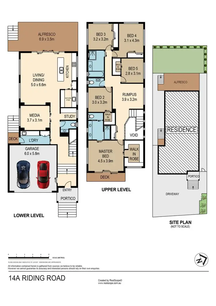 Floorplan of Homely house listing, 14A Riding Road, Hawthorne QLD 4171