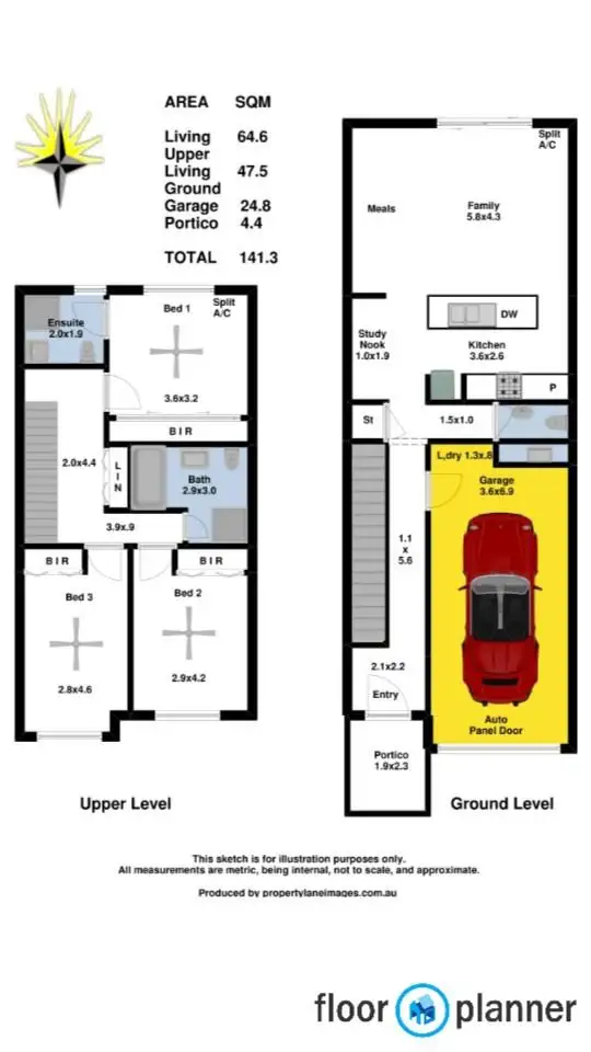 Floorplan of Homely house listing, 83 Hamilton Boulevard, Evanston Gardens SA 5116