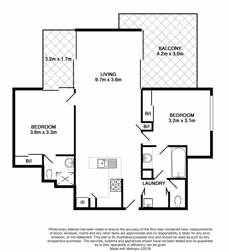 Floorplan of Homely apartment listing, 170 LEICHHARDT Street, Spring Hill QLD 4000
