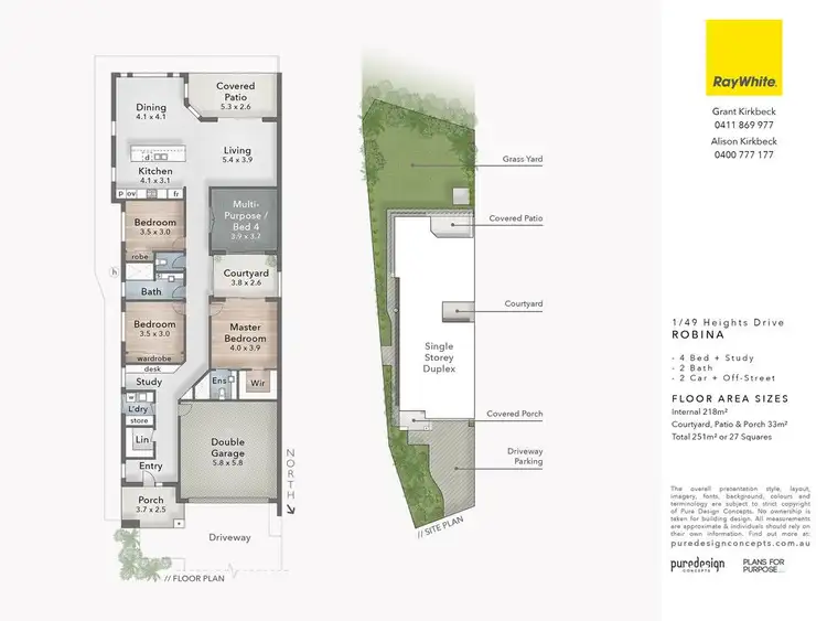 Floorplan of Homely house listing, 1/49 Heights Drive, Robina QLD 4226