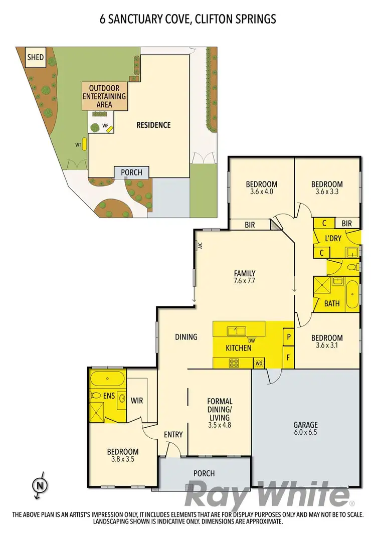 Floorplan of Homely house listing, 6 Sanctuary Cove, Clifton Springs VIC 3222