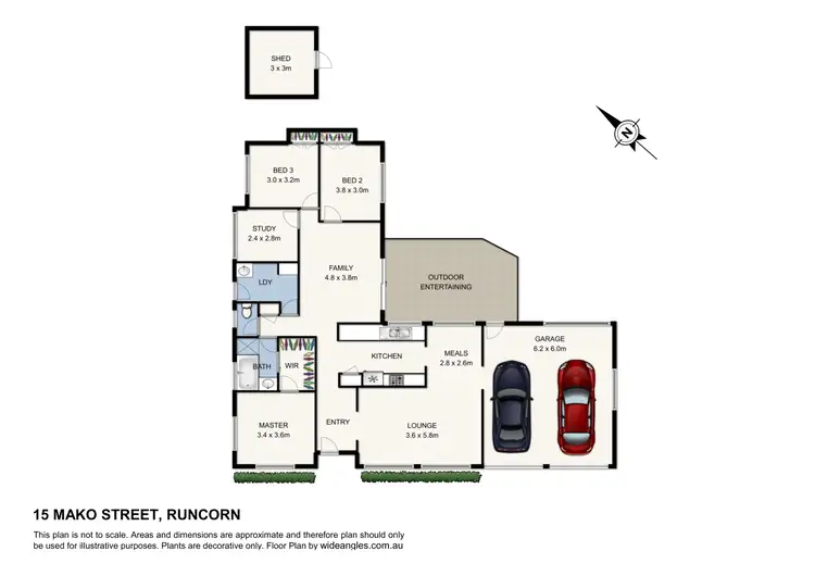 Floorplan of Homely house listing, 15 Mako Street, Runcorn QLD 4113