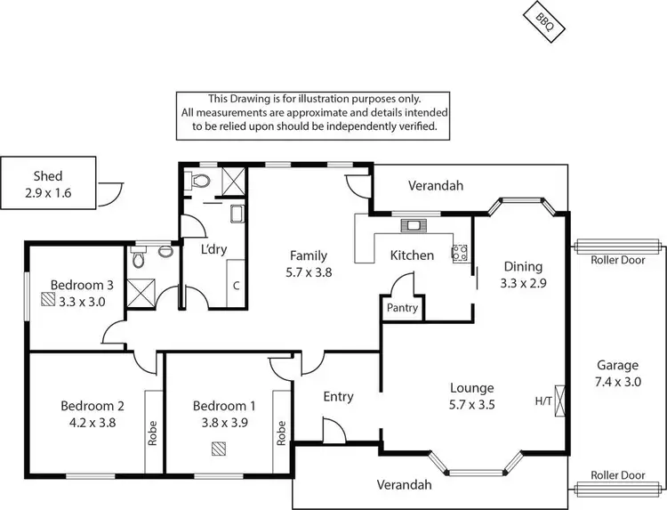 Floorplan of Homely house listing, 40 Fort Street, Grange SA 5022